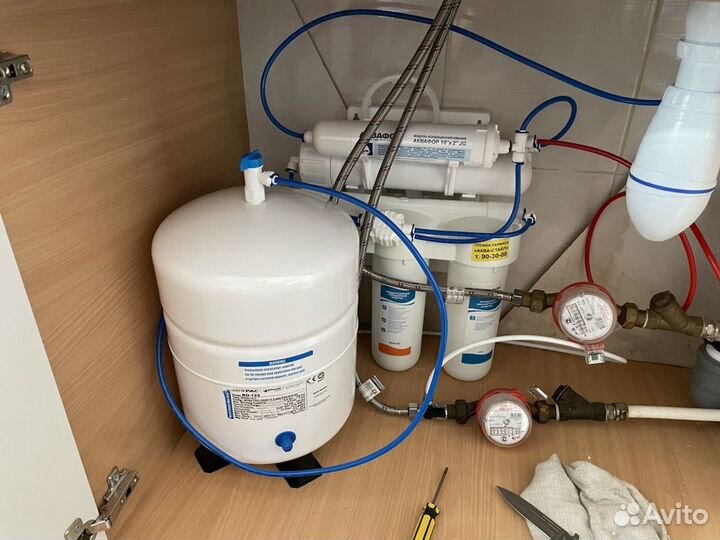 Установка фильтра для воды монтаж