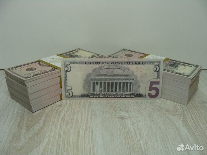 Банк Приколов 5 Dollars от 10 Пачек