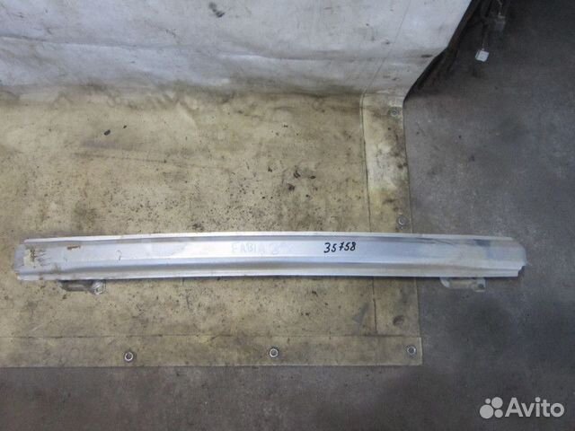 Усилитель заднего бампера Skoda Fabia 2007-2015 (х