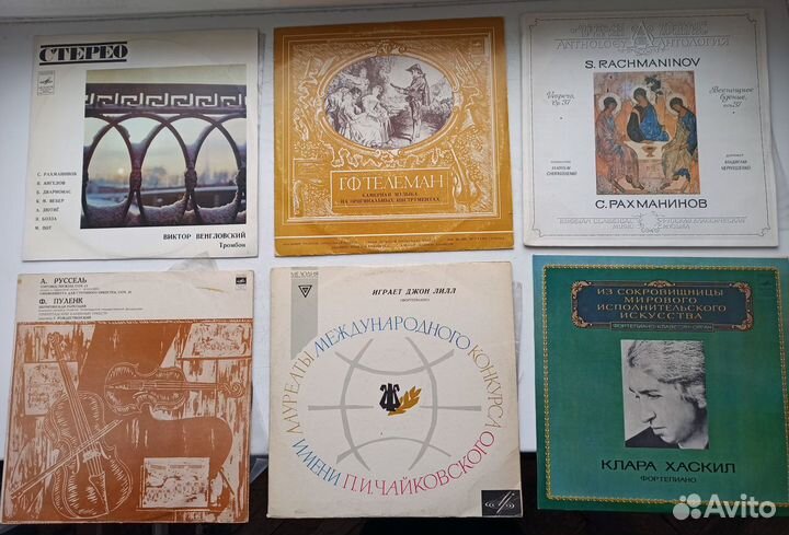 Пластинки Мелодия, классическая музыка 40+ шт