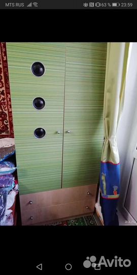 Шкаф для одежды в детскую 