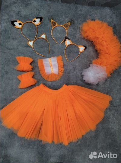 Костюм прокат Лиса, Белка, Кошка, Морковь