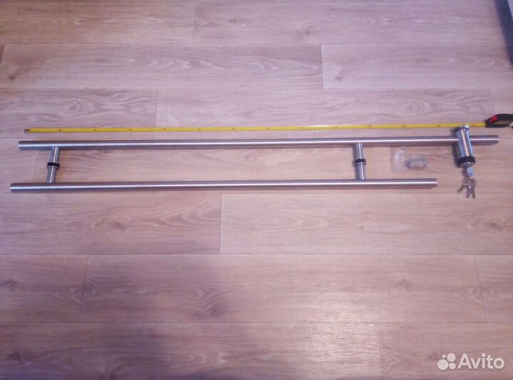 Ручка-рейлинг для стеклянных дверей(новая)