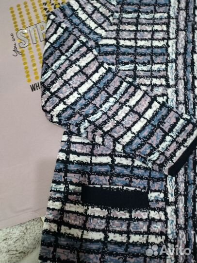 Кардиган на молнии тёплый р. 58