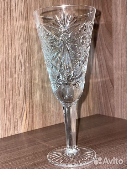 Хрустальные фужеры 2 штуки, 150 мл СССР
