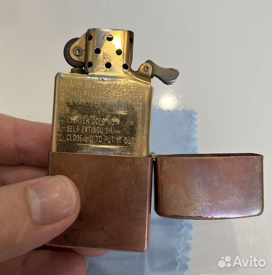 Зажигалка zippo copper 2005 б/у