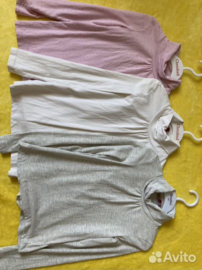 Блузки для школы пакетом 122 128