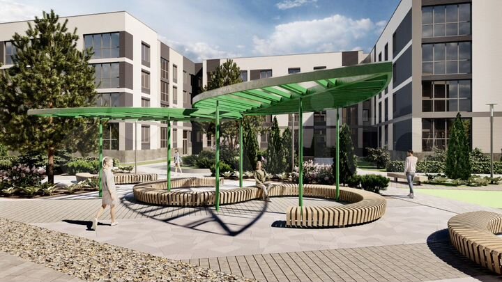 2-к. квартира, 61,7 м², 2/4 эт.