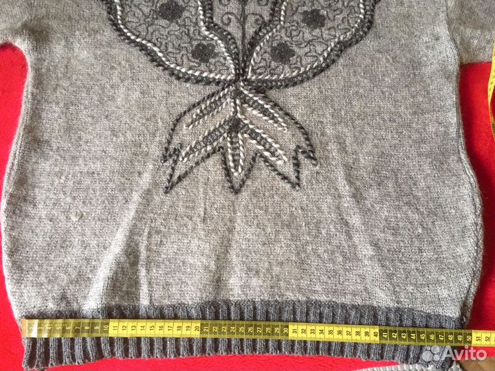 Джемпер женский шерсть оверсайз до 60