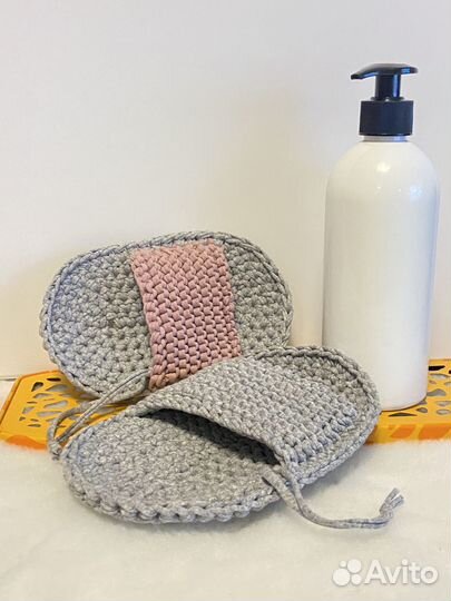 Мочалка ручной работы /2 шт в наборе