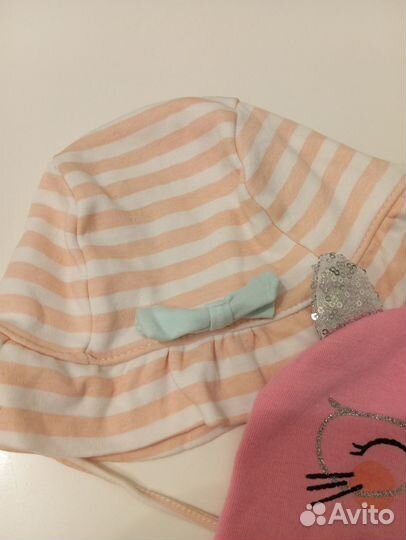 Шапочки для малышки 1 2