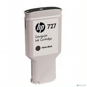 HP C1Q12A Картридж №727, Matte Black Designjet T920/T1500, Matte black (300ml)