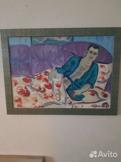 Картина маслом в раме