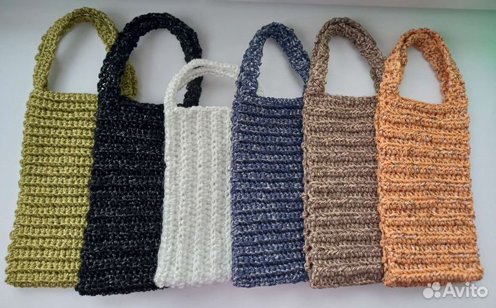 Мочалка вязаная ручной работы