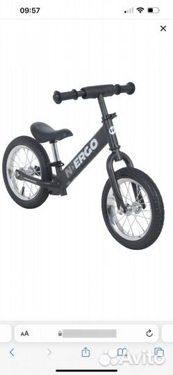 Беговел n.ergo черный