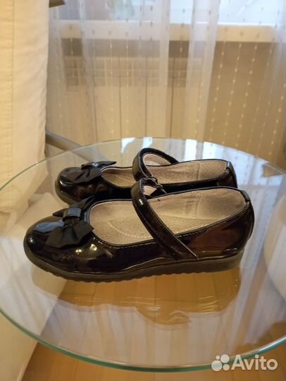 Чёрные туфли для девочки, 31 размер