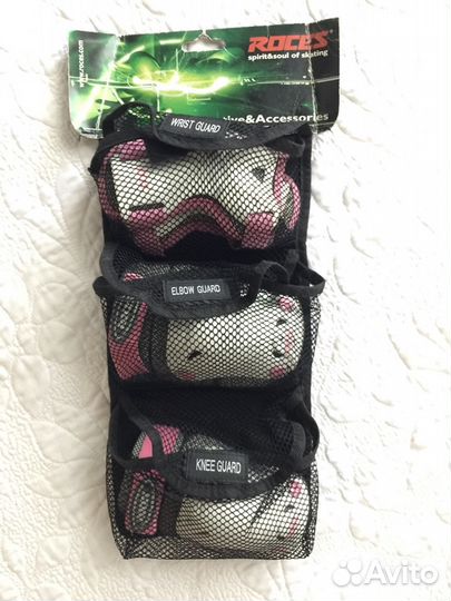 Роликовые коньки и защита