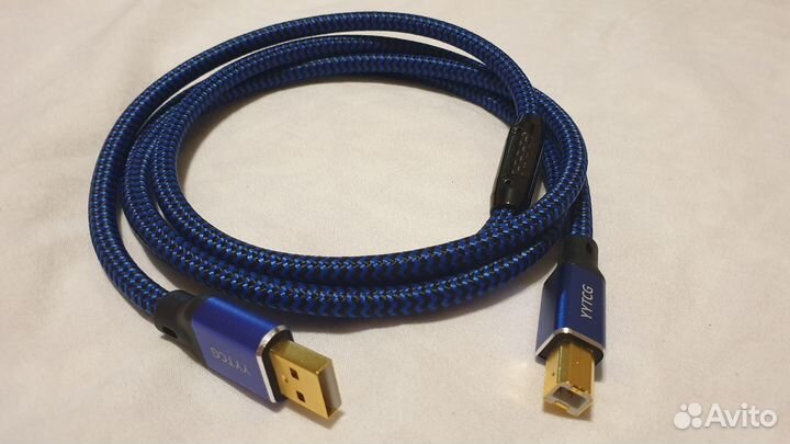 USB кабель A-B для цап класса Hi-Fi