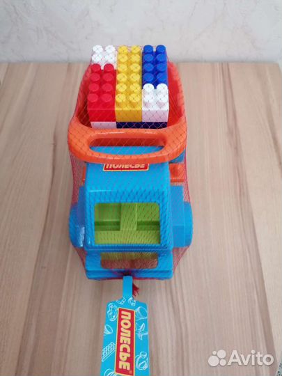 Набор самосвал+конструктор Полесье