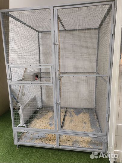 Вольер для птиц попугая