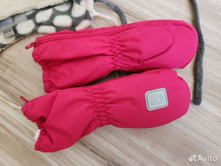 Шапка краги варежки