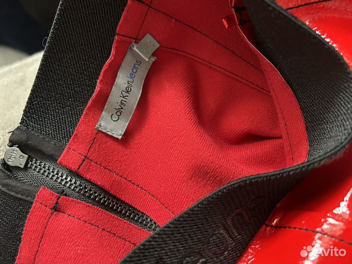 Кожаная юбка