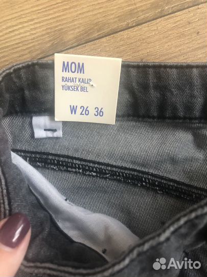 Новые джинсы mom Waikiki 26