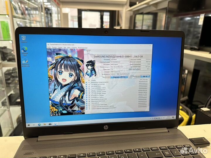 Ноутбук HP 255 G8 Ryzen 5 5500U RAM 8GB SSD 256Gb