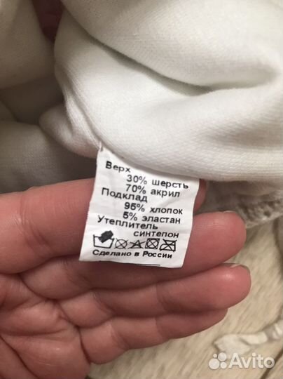 Зимняя шапка для девочки 46