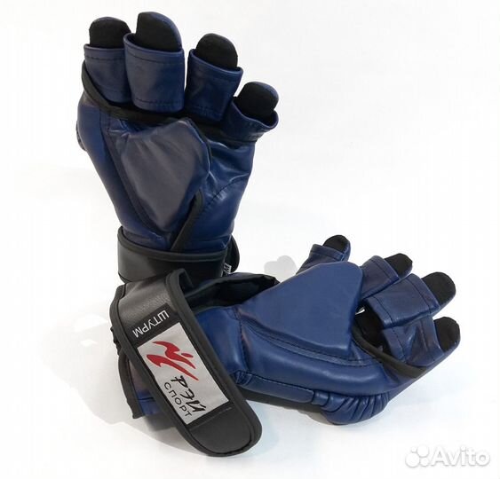 Перчатки для арб Рэй-Спорт штурм синие (S)