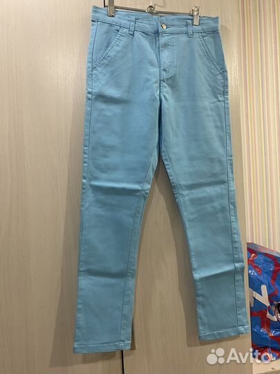 Джинсы голубые на девочку