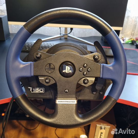 Thrustmaster T150PRO force feedback 3 педали+мкпп