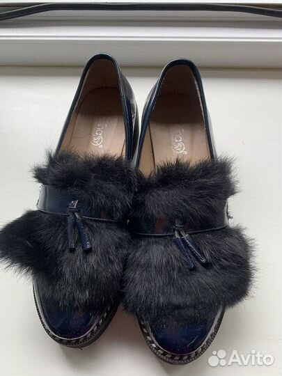 Эспадрильи кожаные