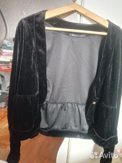 Болеро женская накидка бархатная