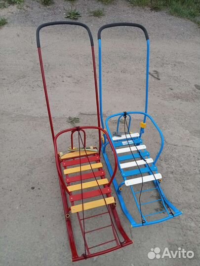 Детские зимние санки