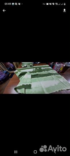 Плед детский вязаный ручная работа