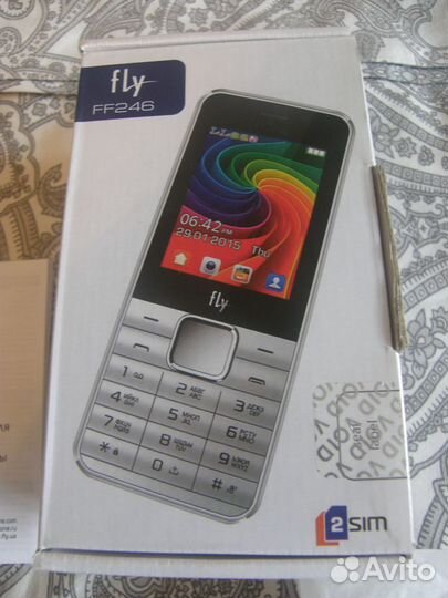 Наушники от телефона Fly новые