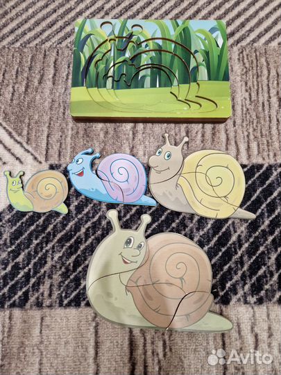 Развивающие деревянные игрушки пакетом