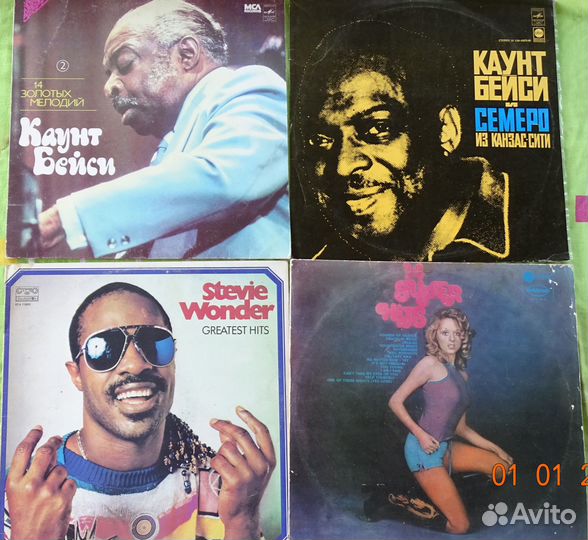 Виниловые пластинки, зарубежная эстрада