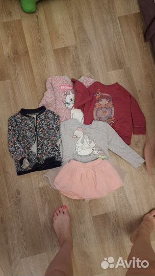 Вещи пакетом на девочку 92-98 см