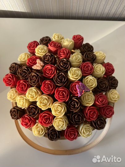 Букет из шоколадных роз
