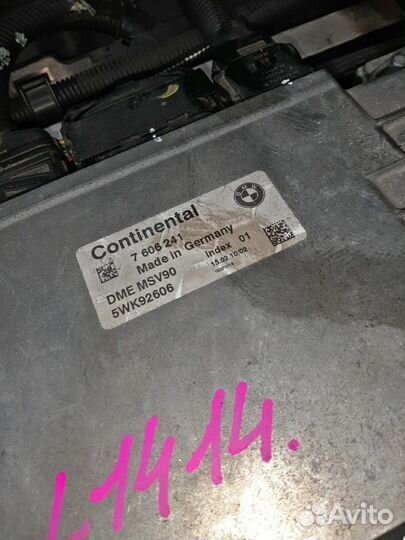 Двигатель на BMW 530I F10 N52B30AF