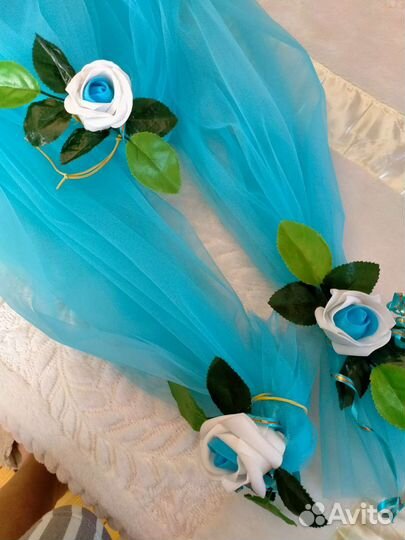 Свадебные украшения на машину