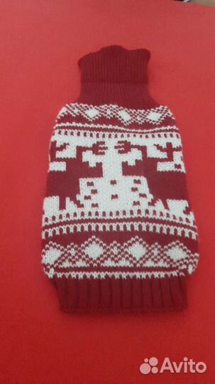 Вязаный свитер на маленькую собаку