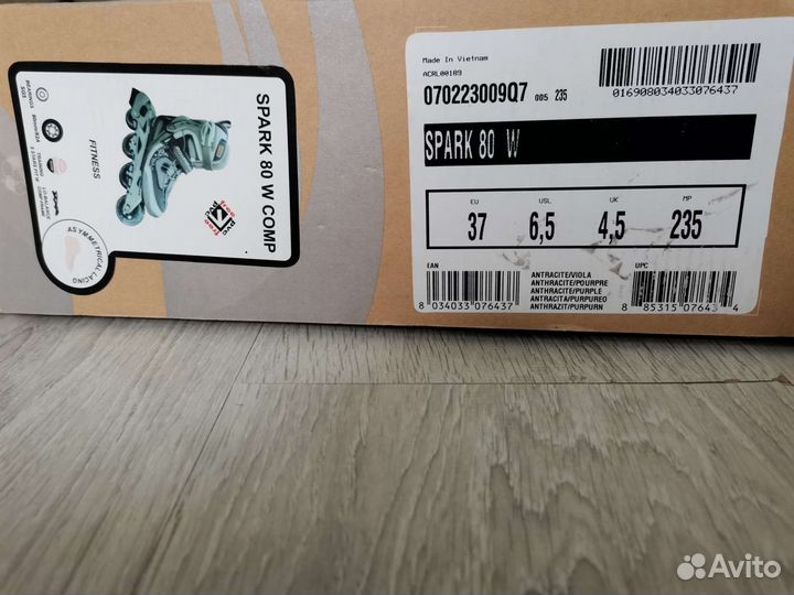 Ролики rollerblade spark 80 w comp