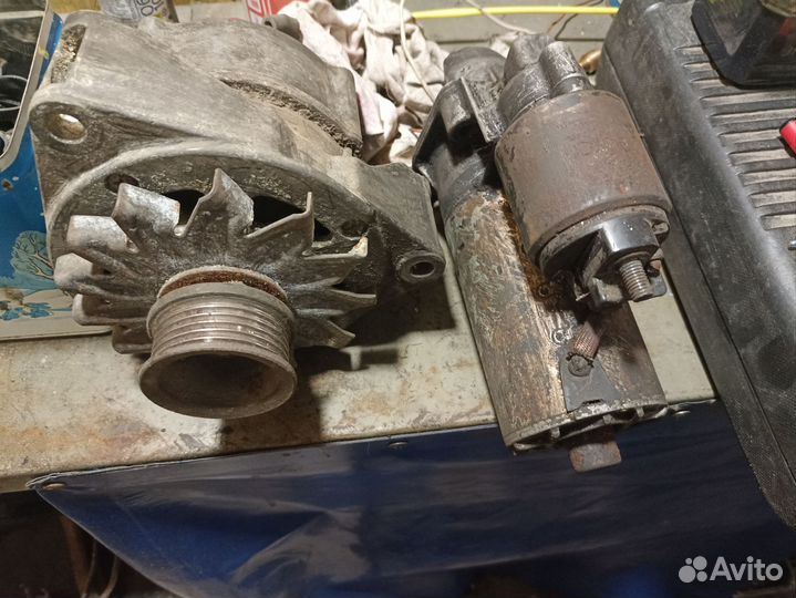 Стартер на mercedes 124