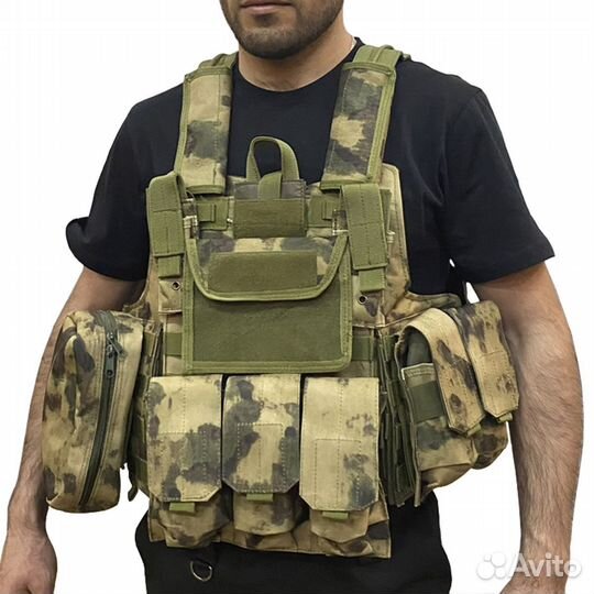 Разгрузочный жилет c большими подсумками