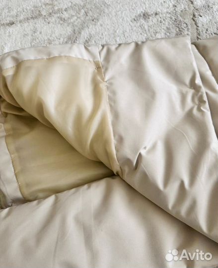 Пуховик зимний длинный с капюшоном 44