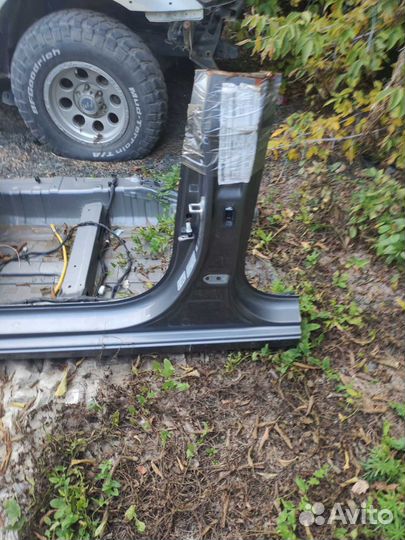 Порог с передней и средней стойкой киа Рио 4