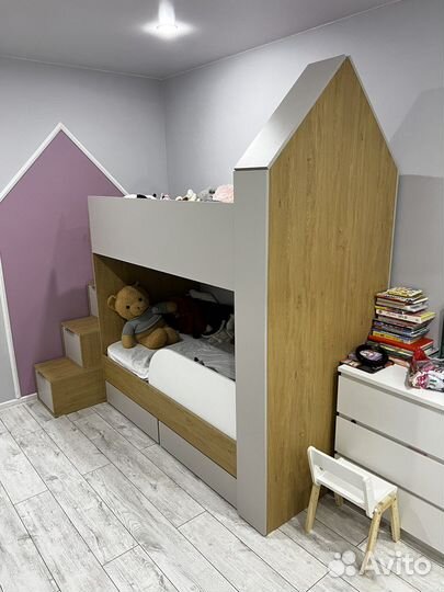 Двухярусная детская кровать новая